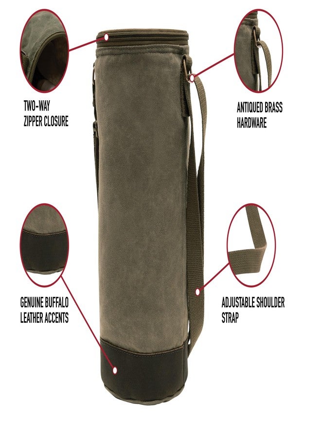 Rothco 81460: Waxed Canvas Wine Carrier Tote Bag - Image 5