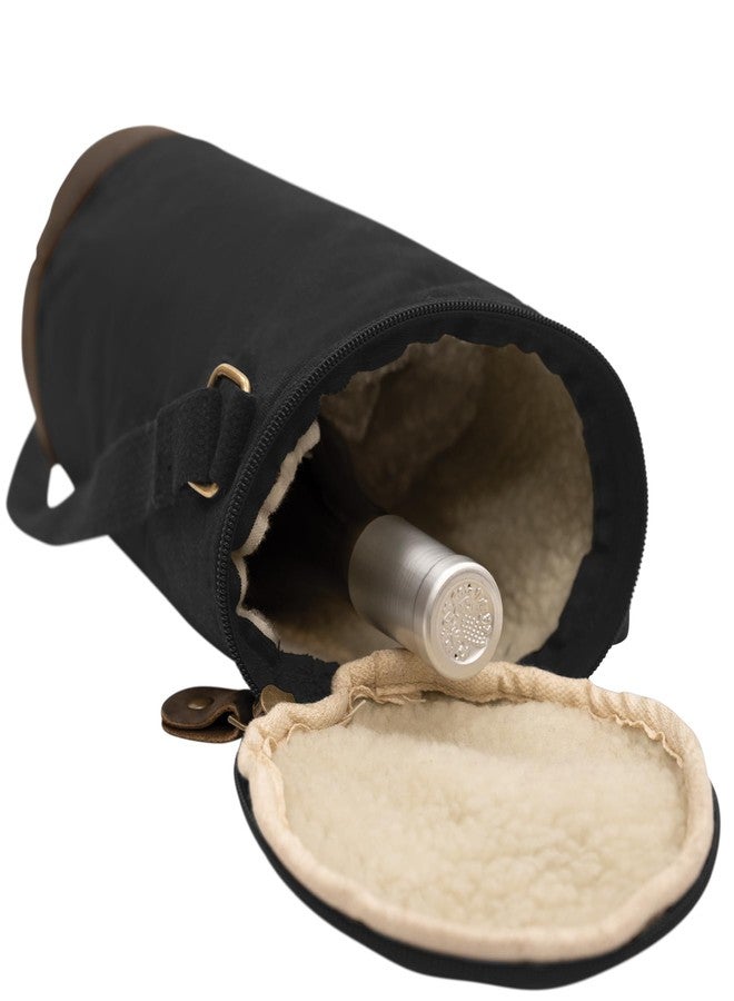 Rothco 81460: Waxed Canvas Wine Carrier Tote Bag - Image 3