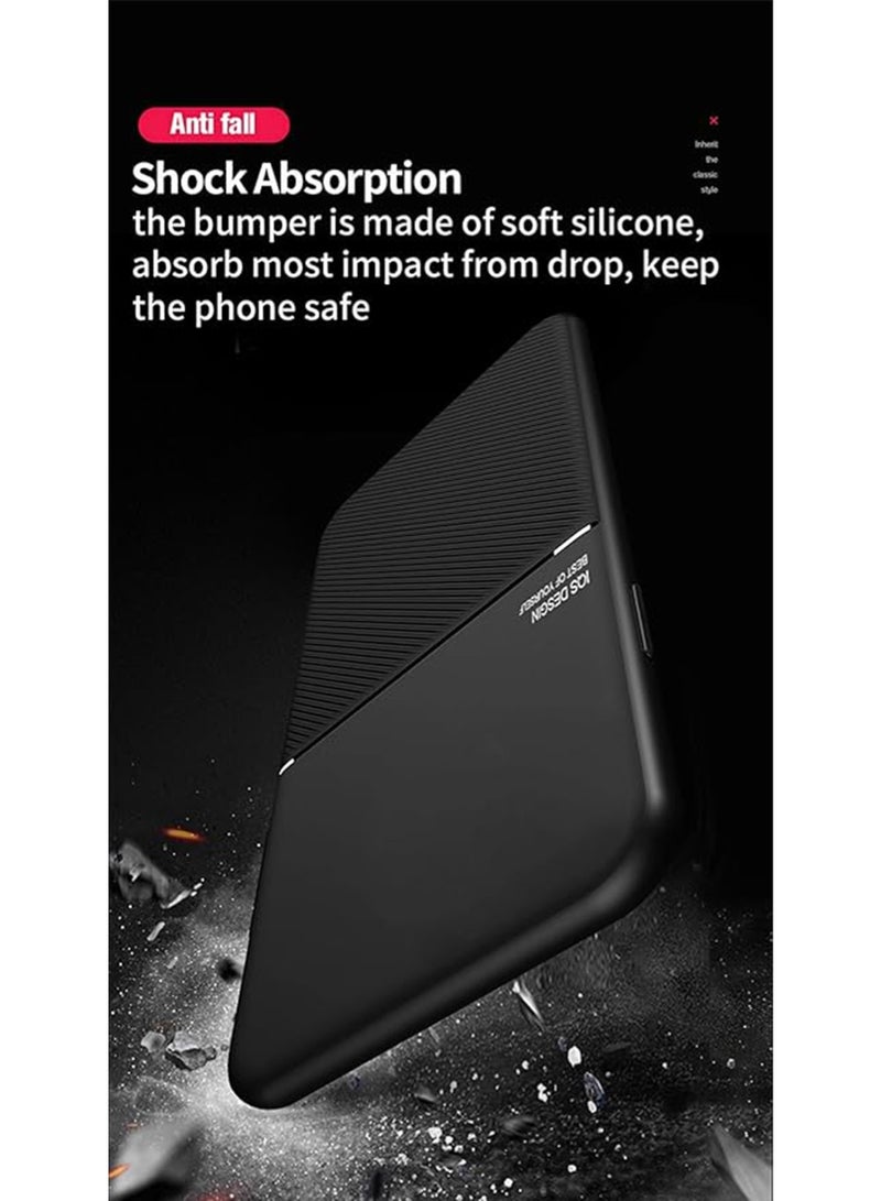 WRISTWISE Case Cover for iPhone 17 Air, Skin Texture is Non-Slip and Shockproof Phone Case, [Skin-Friendly PU Leather] [Ultra-Thin TPU] Cover for iPhone 17 Air Black - Image 3