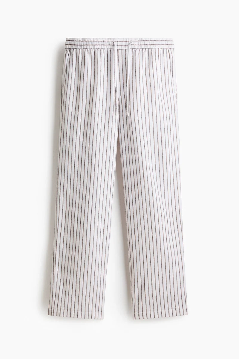 H&M Relaxed Fit Linen-blend trousers
