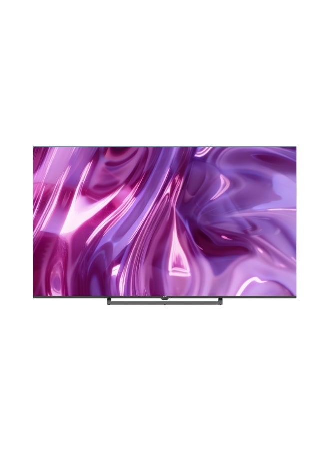 هاير 65-Inch 4K UHD QLED Smart Google TV with HDR10+, HDMI 2.1, ALLM, VRR, DLG 120Hz, Chromecast & Built-in Satellite Receiver H65S80GUX black - Image 1