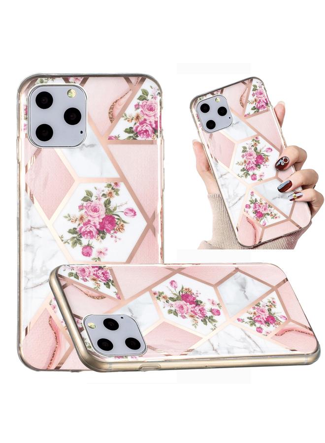 Zaboon Case For iPhone 11 Pro Max Electroplated Marble Pattern TPU Phone Case - Image 1