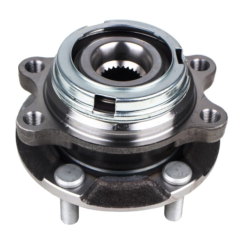 KUSATEC 513335 Front AWD Wheel Hub and Bearing Assembly Compatible with Infiniti Q40 Q50 Q60 Q70 QX50 QX70 G23 G35 G37 EX35 EX37 Infiniti FX 37 FX45 FX50 M35 M37 M45 M56 5 Lug Bolts wABS