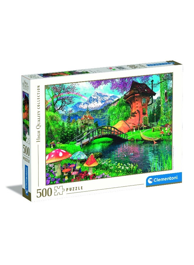 Clementoni HQC Old Shoe House Puzzle - 500 Pcs - Image 1