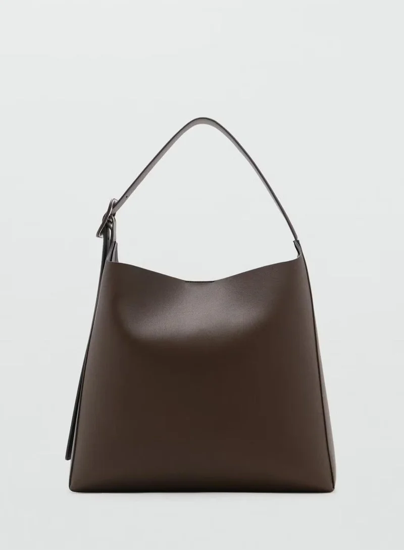 مانجو Bucket bag with buckle