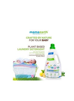 Mamaearth Plant Based Baby Laundry Liquid Detergent with Bio Enzymes and Neem Extracts 1L  - Image 2