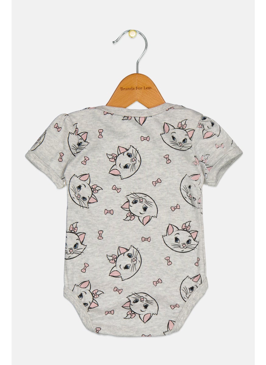 Disney Toddlers Girl Graphic Print Short Sleeves Bodysuit, Multicolor  - Image 2