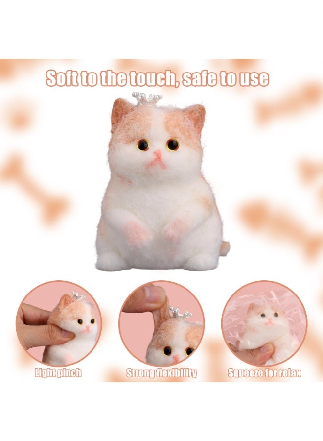 Soft Kawaii Crown Cat Squeeze Fidget Toy for Kids & Adults - Image 4