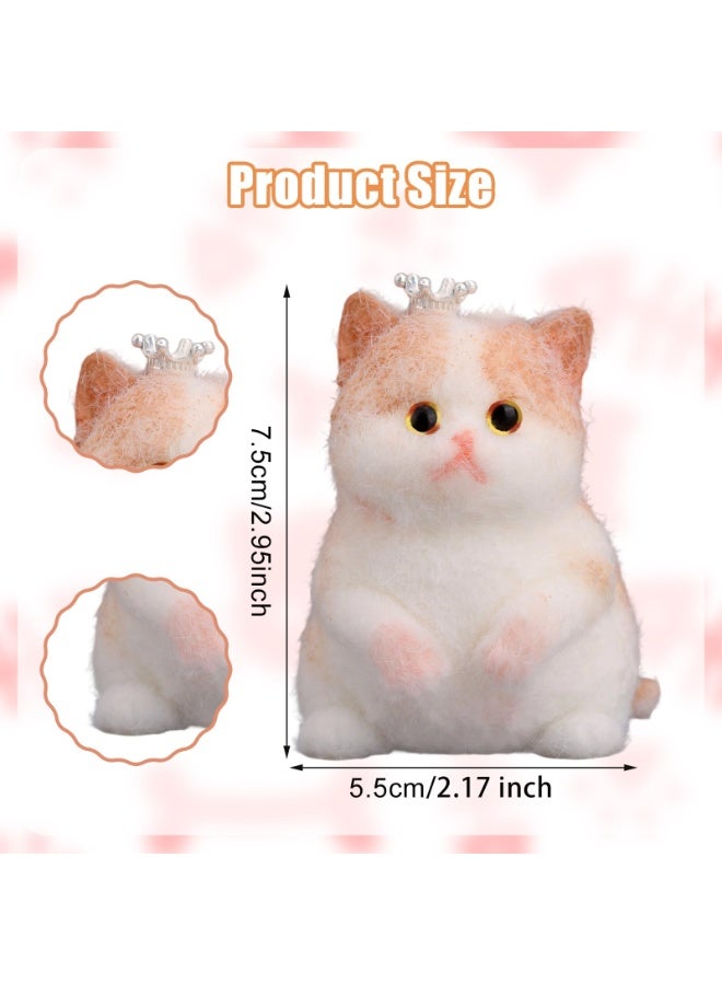 Soft Kawaii Crown Cat Squeeze Fidget Toy for Kids & Adults - Image 3