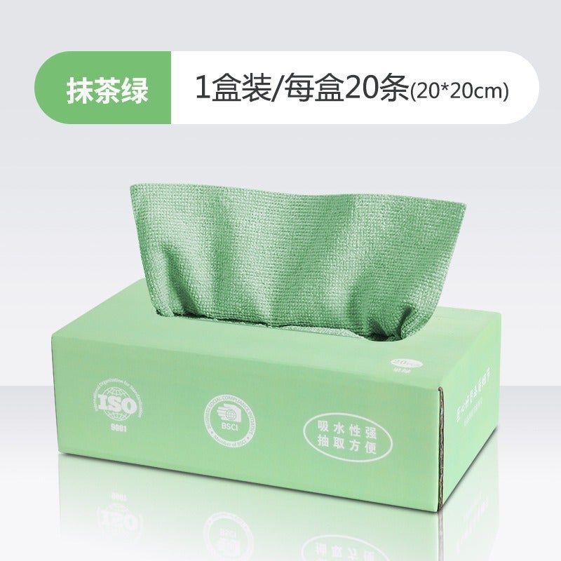 Factory Direct Sales Removable Rag Household Lazy Rag Boxed Rag Wet and Dry Sanitary Kitchen Cleaning Lake blue - Image 3