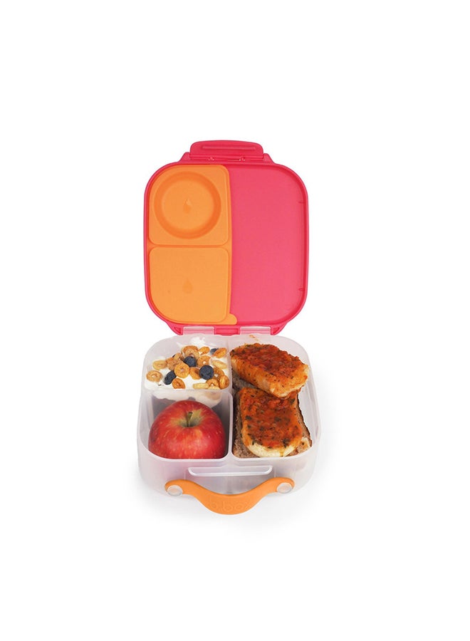 b.box Mini Lunchbox, Bento Box with 3 Compartments (2 Leakproof), Ideal for Toddlers, Kids Lunch & Snacks, Fits Whole Piece of Fruit, BPA Free - Image 1