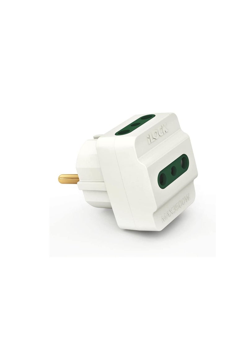 باور محول حائط 3 منافذ من اي لوك، 3500 وات - ابيض - Image 4