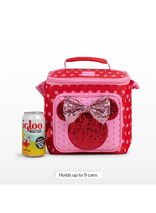 Igloo Disney Minnie Mouse Polka Dots Square Lunch Cooler Bag - Image 3