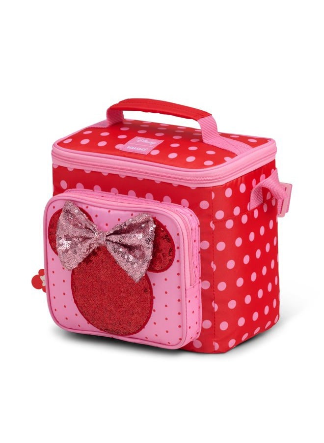 Igloo Disney Minnie Mouse Polka Dots Square Lunch Cooler Bag - Image 1