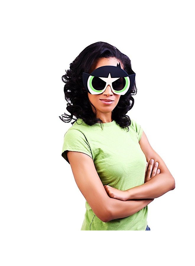Sun-Staches Costume Sunglasses Power Puff Girls Buttercup Party Favors UV400 - Image 4