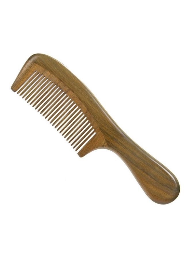 NIBEMINENT Wooden Hair Comb Brown - Image 1