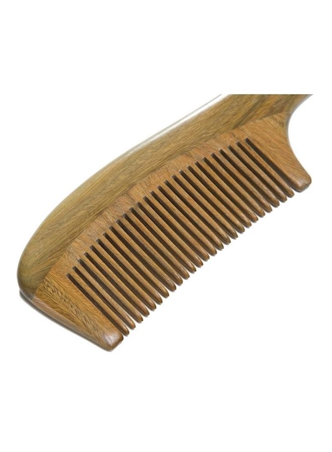 NIBEMINENT Wooden Hair Comb Brown - Image 2