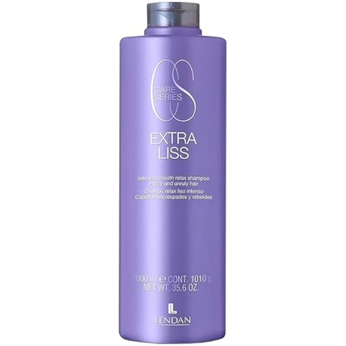 Lendan - Straight Hair Shampoo - Extra Liss Shampoo - 1000 ml - for Frizzy and Unruly Hair - Hydrates and Nourishes the Cuticle - for Long-Lasting Smoothness - Anti-Frizz Hair