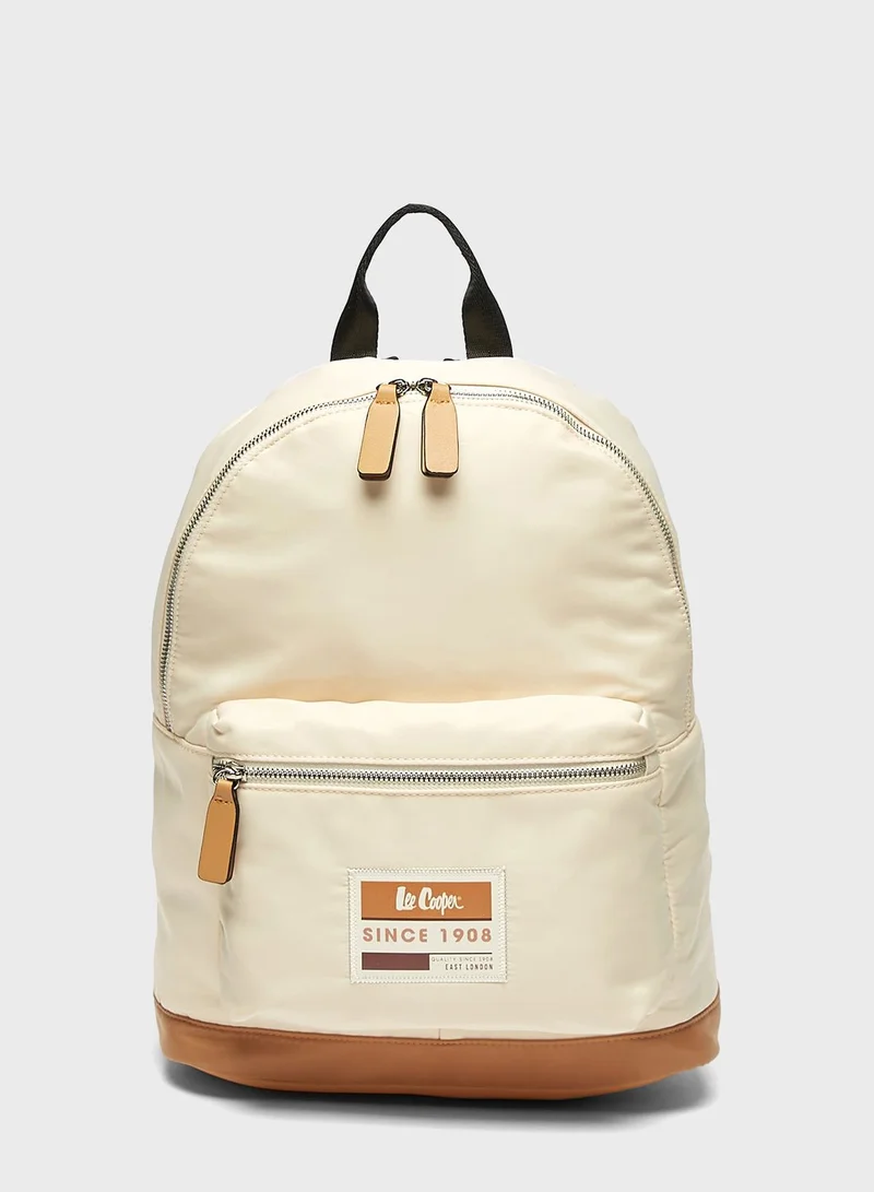 Lee Cooper Top Handle Logo Backpack