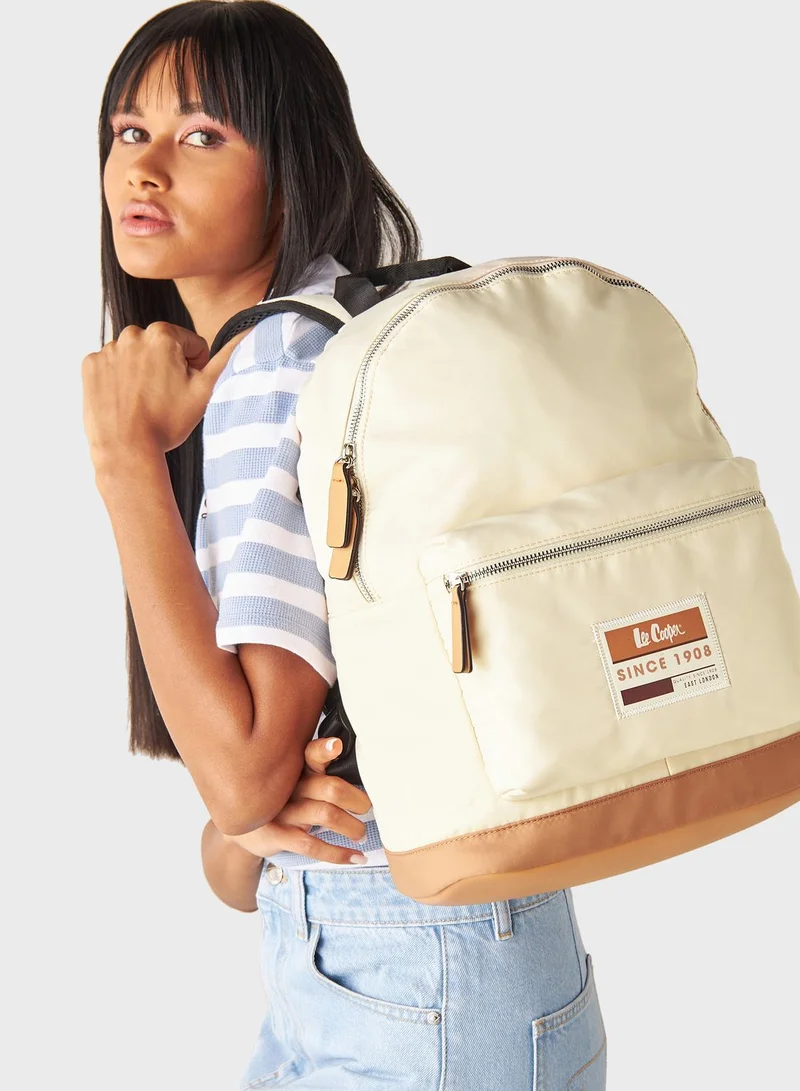 Lee Cooper Top Handle Logo Backpack