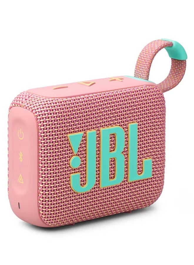 جي بي إل Go4 - مكبر صوت محمول مقاوم للماء باللون الوردي - Image 1