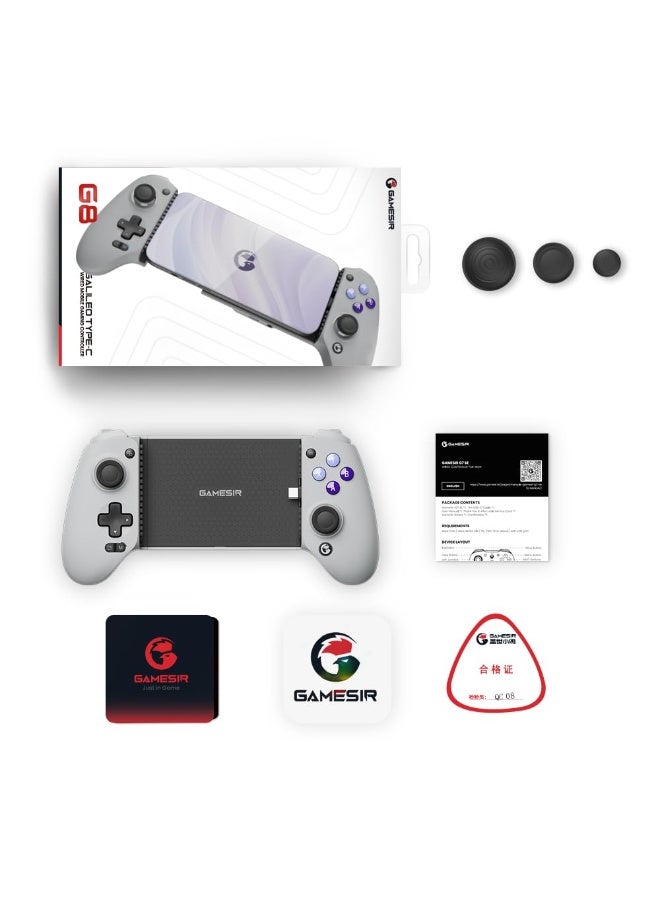 General Professional Gamepad GameSir G8 Galileo Mobile Gaming Controller for Android & iPhone 15 Series (USB-C), Plug and Play Gamepad with Hall Effect Joysticks/Hall Trigger, 3.5mm Audio Jack  - Image 3