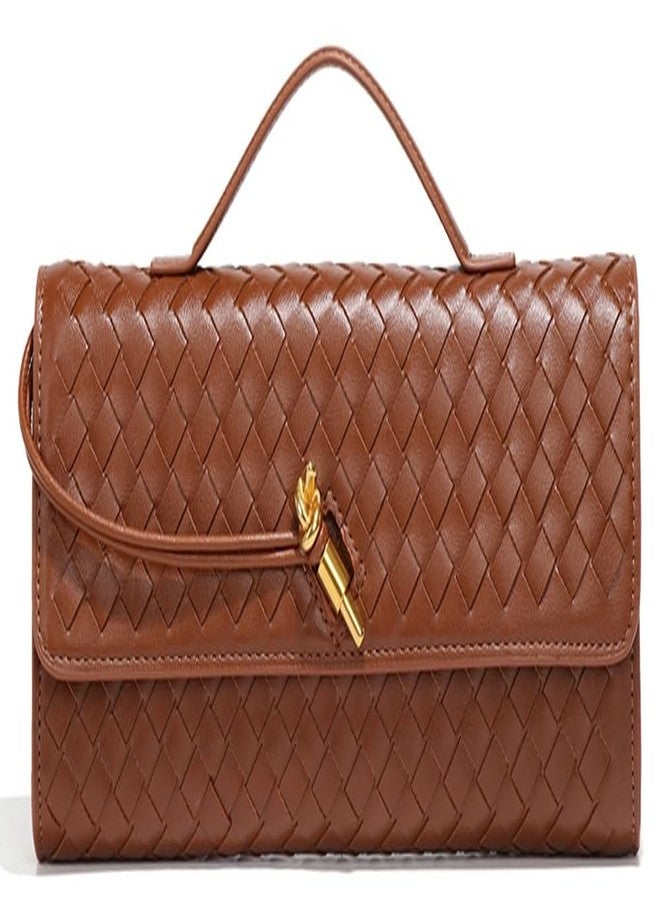 Upbull Trendy Woven Evening Clutch Purses Women Underarm Shoulder Handbag Cute Satchels Crossbody Purse PU Leather Wallet - Image 1