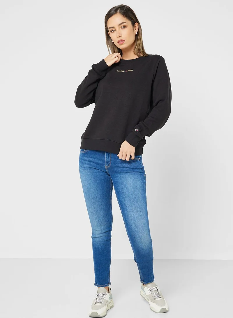 TOMMY JEANS Crew Neck Sweatshirt