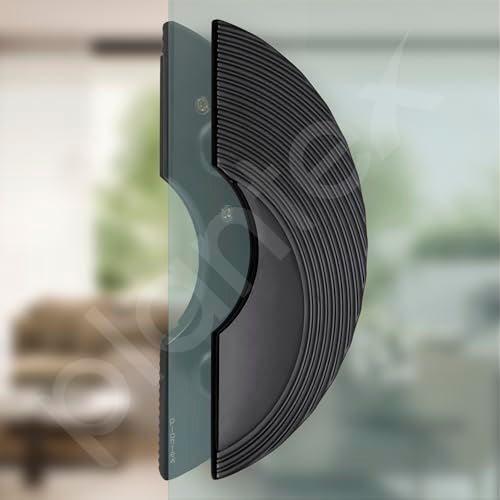 Plantex Premium 8-inch Door Handle Round Shape Main Door Handle/Pull Push Door Handle/Door & Home Decor/3 Years Warranty Pack of 1 (277-Black) - Image 3