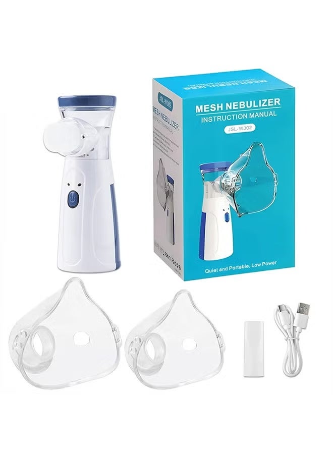 Rechargeable Mesh Nebulizer – Portable Ultrasonic Nebulizer for Respiratory Relief, Steam Inhaler for Adults & Kids, Low Noise, Compact & USB Powered - Image 2