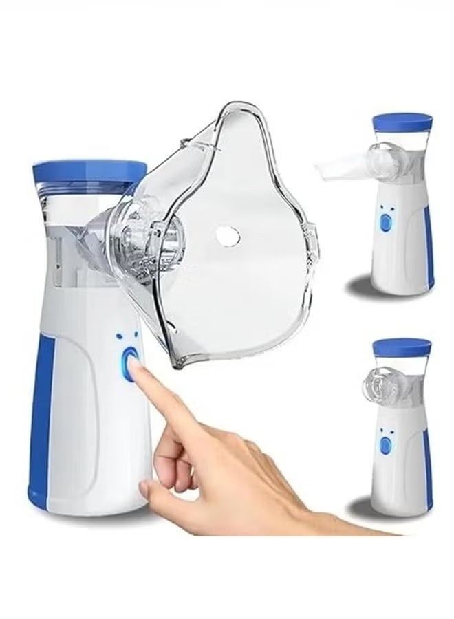 Rechargeable Mesh Nebulizer – Portable Ultrasonic Nebulizer for Respiratory Relief, Steam Inhaler for Adults & Kids, Low Noise, Compact & USB Powered - Image 3