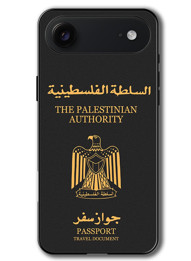Theodor Case Compatible with Apple iPhone 17 Air 6.5 Inch Protection Shockproof Bumper Cover Palestinian Passport - Image 1