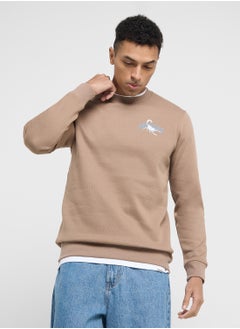 Only & Sons Spatrick Regualer Fit Crew Ncek Sweatshirt  - Image 1