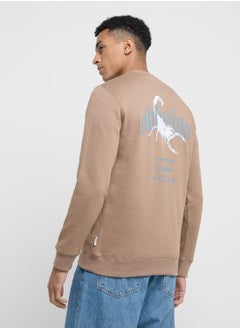 Only & Sons Spatrick Regualer Fit Crew Ncek Sweatshirt  - Image 2