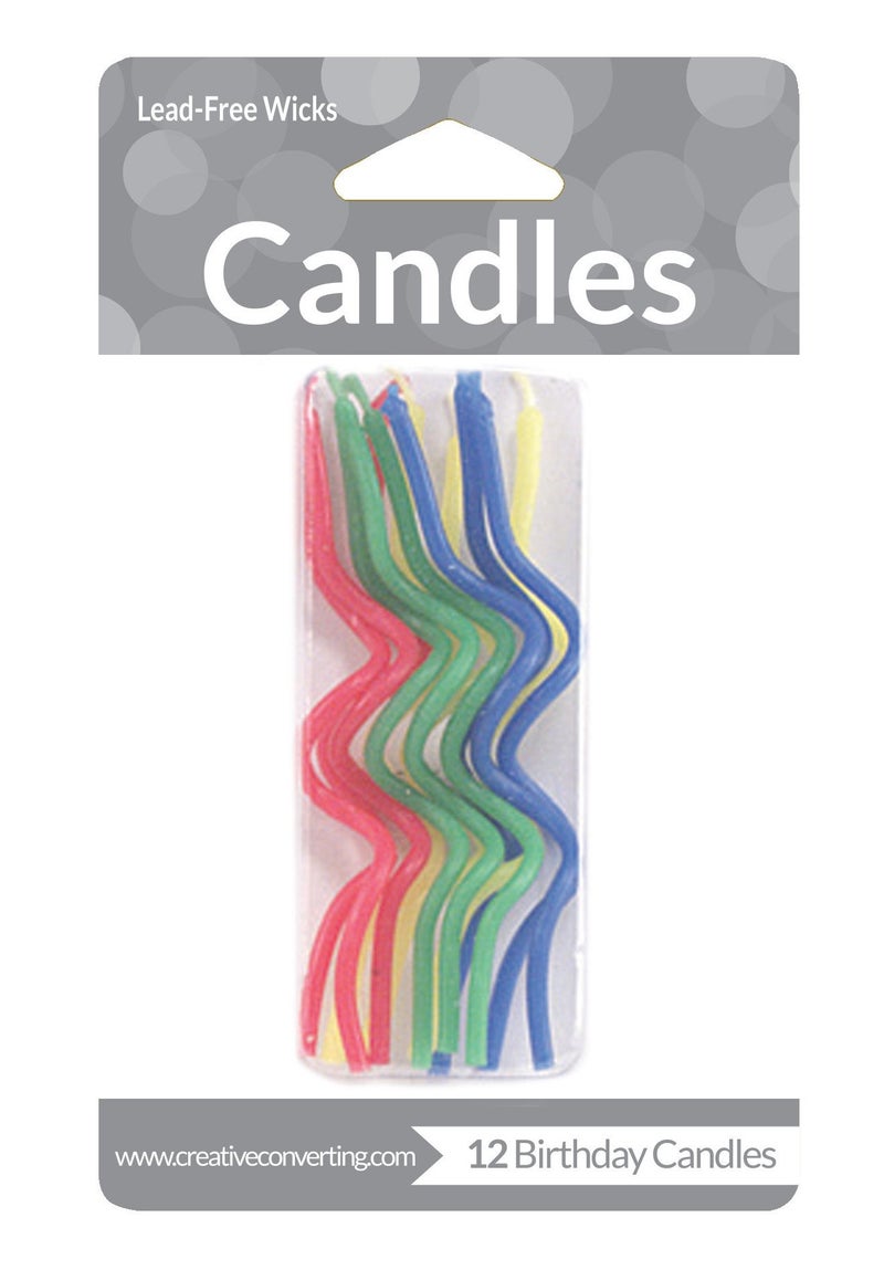 Creative Converting Birthday Cake Candle, 3.25", Multicolored - Image 2