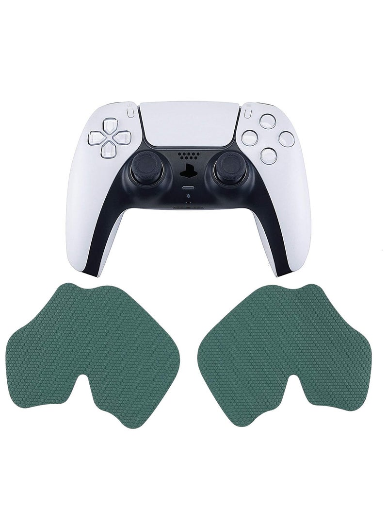 PlayVital Pine Green Anti-Skid Sweat-Absorbent Controller Grip for PS5 Controller, Professional Textured Soft Rubber Pads Handle Grips for PS5 Controller - PFPJ007 - Image 2