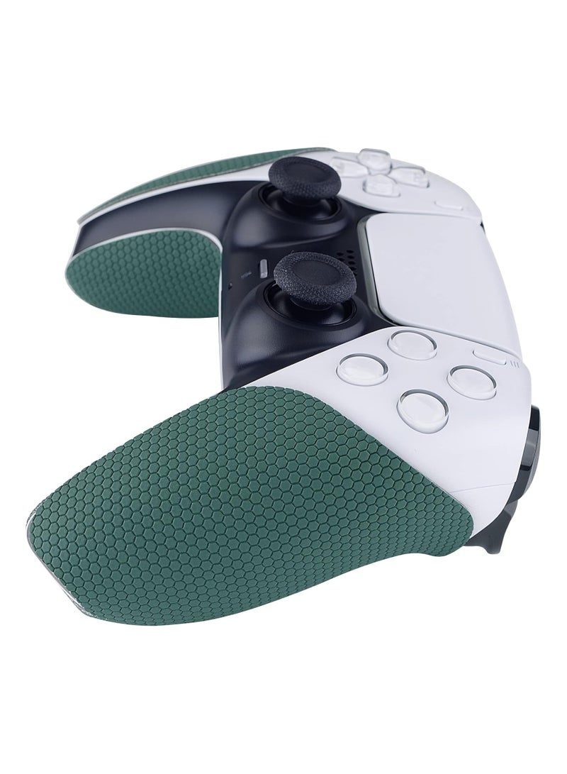 PlayVital Pine Green Anti-Skid Sweat-Absorbent Controller Grip for PS5 Controller, Professional Textured Soft Rubber Pads Handle Grips for PS5 Controller - PFPJ007 - Image 3