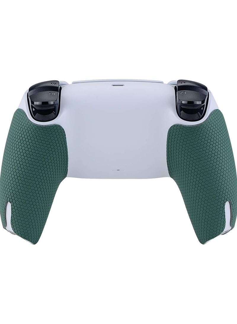 PlayVital Pine Green Anti-Skid Sweat-Absorbent Controller Grip for PS5 Controller, Professional Textured Soft Rubber Pads Handle Grips for PS5 Controller - PFPJ007 - Image 5