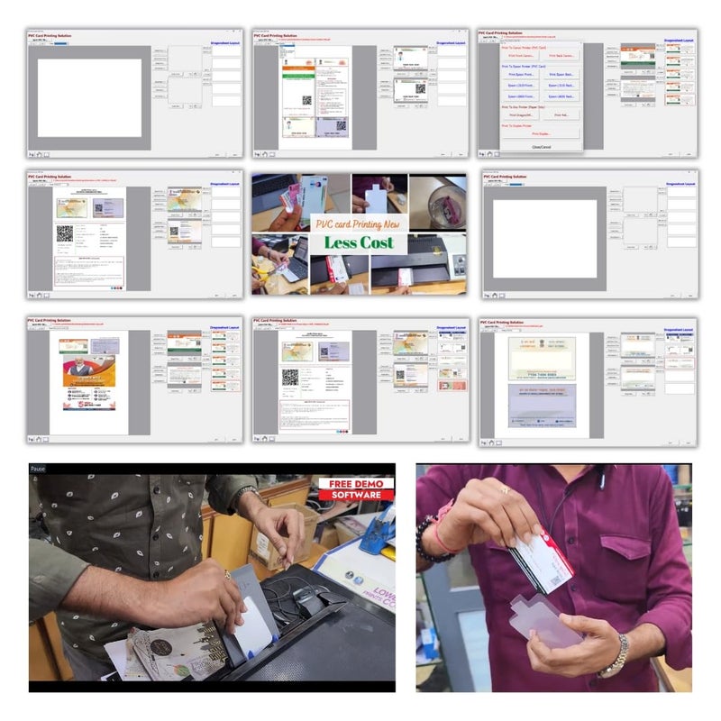 COMPUTER BAZAR CB Softcard PVC Card Printing Cards, Blank Cards, 54 x 86 mm, Compatible with Epson and Canon Printers (40) - Image 2