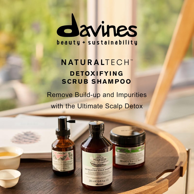Davines Naturaltech DETOXIFYING Scrub Shampoo, Deeply And Gently Cleanse Hair And Scalp, 8.45 Fl. Oz. - Image 2