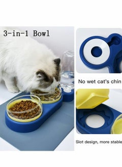 Y&D Cat Bowls Dog Tilted Water and Food Bowl Set Pets Dual Port Feeding Pet Automatic Drinking  - Image 3