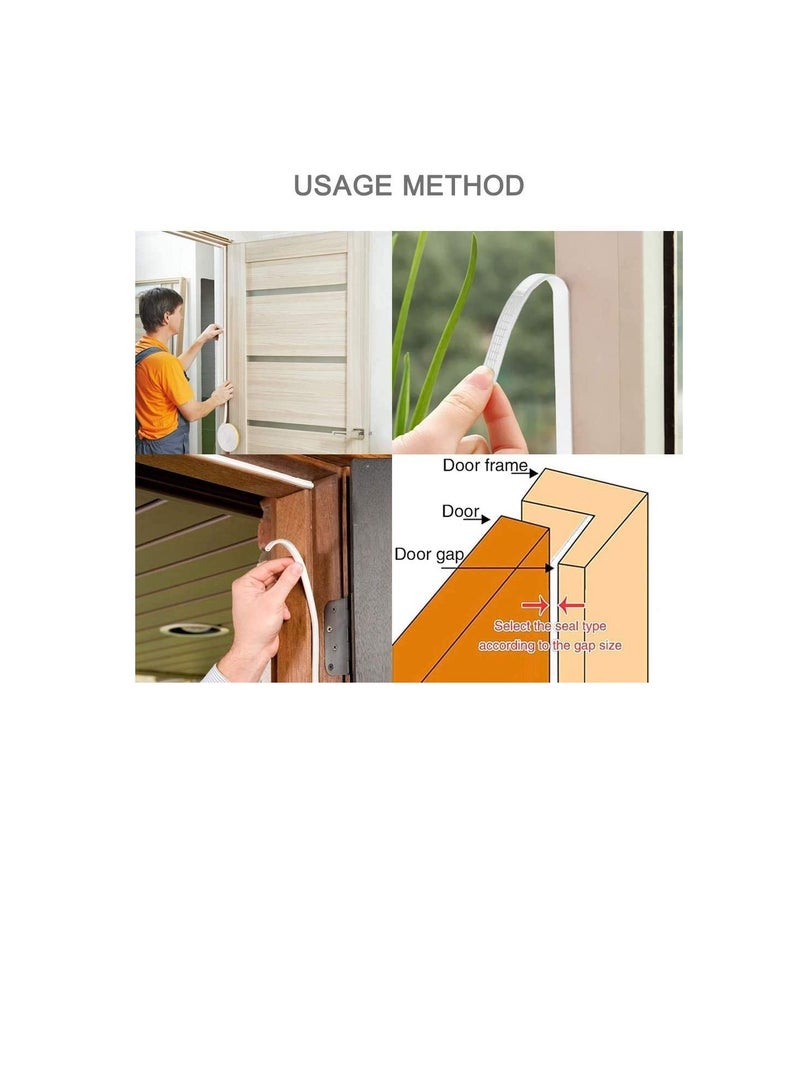 بيورول شريط لاصق ذاتي اللصق على شكل حرف 'D' أبيض 2 × 3 متر DBE6 Beorol - Image 3