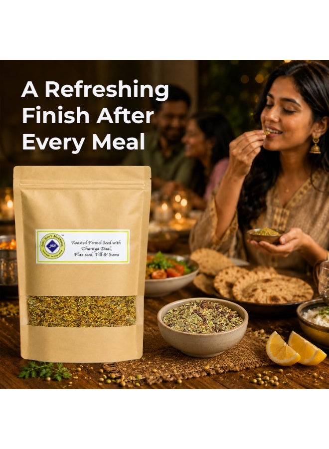 Jyoti Ben's Premium Roasted Mukhwas Blend with Fennel, Coriander, Flax, Sesame & Dill Seeds, 250g - Image 3