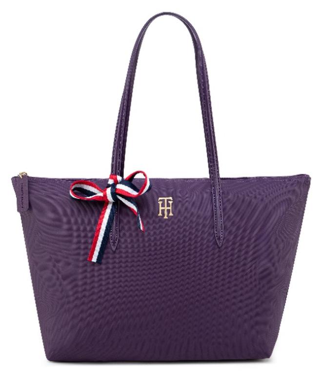 Tommy Girl Tommy Hilfiger Women's Tote Bags, Classic Fashion Versatile Signature Tape Large Capacity Shoulder Bag Handbag for Travel, Work, Gym, - Image 1