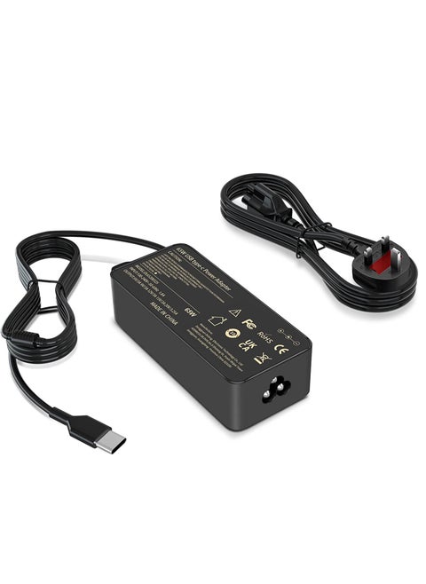 65W USB C Laptop Charger for Dell Latitude 5410 5420 7420 7310 7210 7320 7410 9410 9510 5520 5320 2-in-1, XPS 13-9365 2-in-1 13-9370 13-9380 13-9300 Type C Power Adapter for other Type C Device