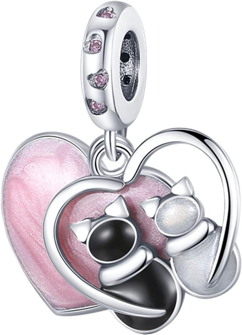 MULA 925 Sterling Silver Charms for Bracelets and Necklaces Airplane Passport Dangle Pendants Beads Butterfly Dragonfly Charms Jewelry Charm for Women - Image 1