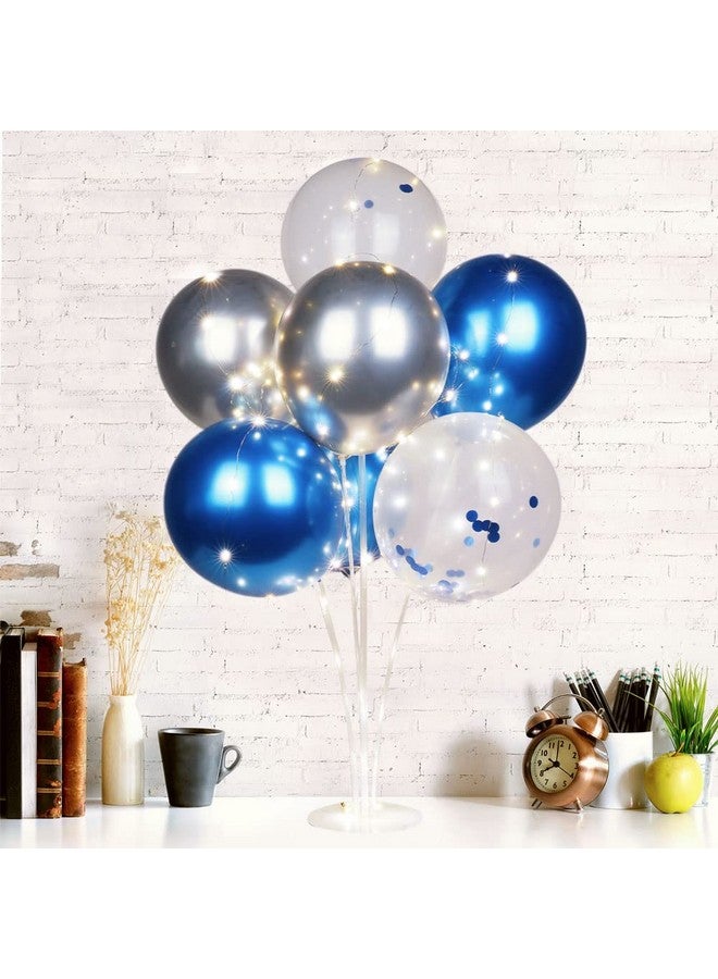 Ainiv 2 Set Table Balloon Stand Kit With Lights Balloon Centerpieces For Tables Include 16 Latex Confetti Balloons Christmas Centerpieces Tables Decorations For Birthday Weddings Anniversary - Image 2
