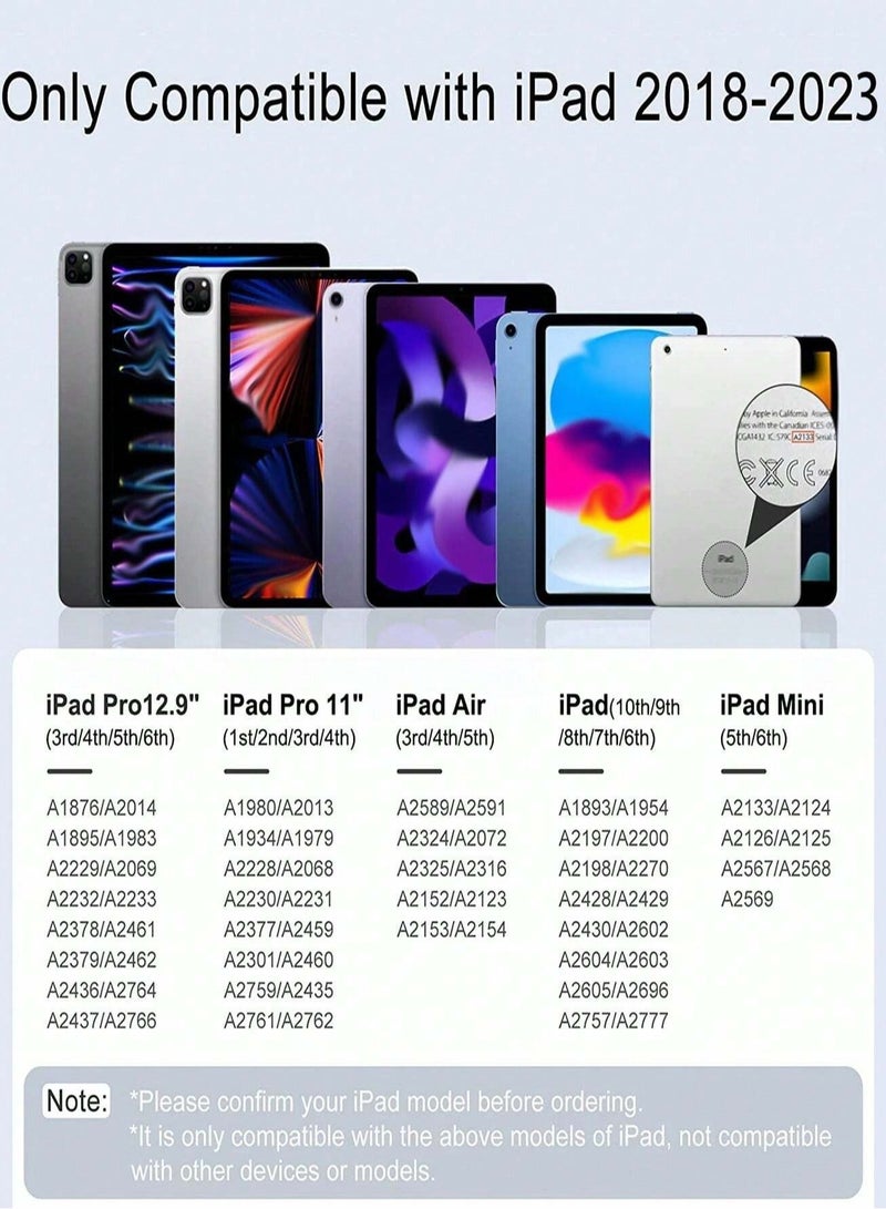 Stylus Pen Fast Charging Compatible With iPad Pencil With Palm Rejection Tilt Sensitivity Work For 2018-2024 iPad Air 3/4/5 iPad Mini 5/6 iPad 6/7/8/9/10 iPad Pro 11 iPad Pro 12.9 - Image 2