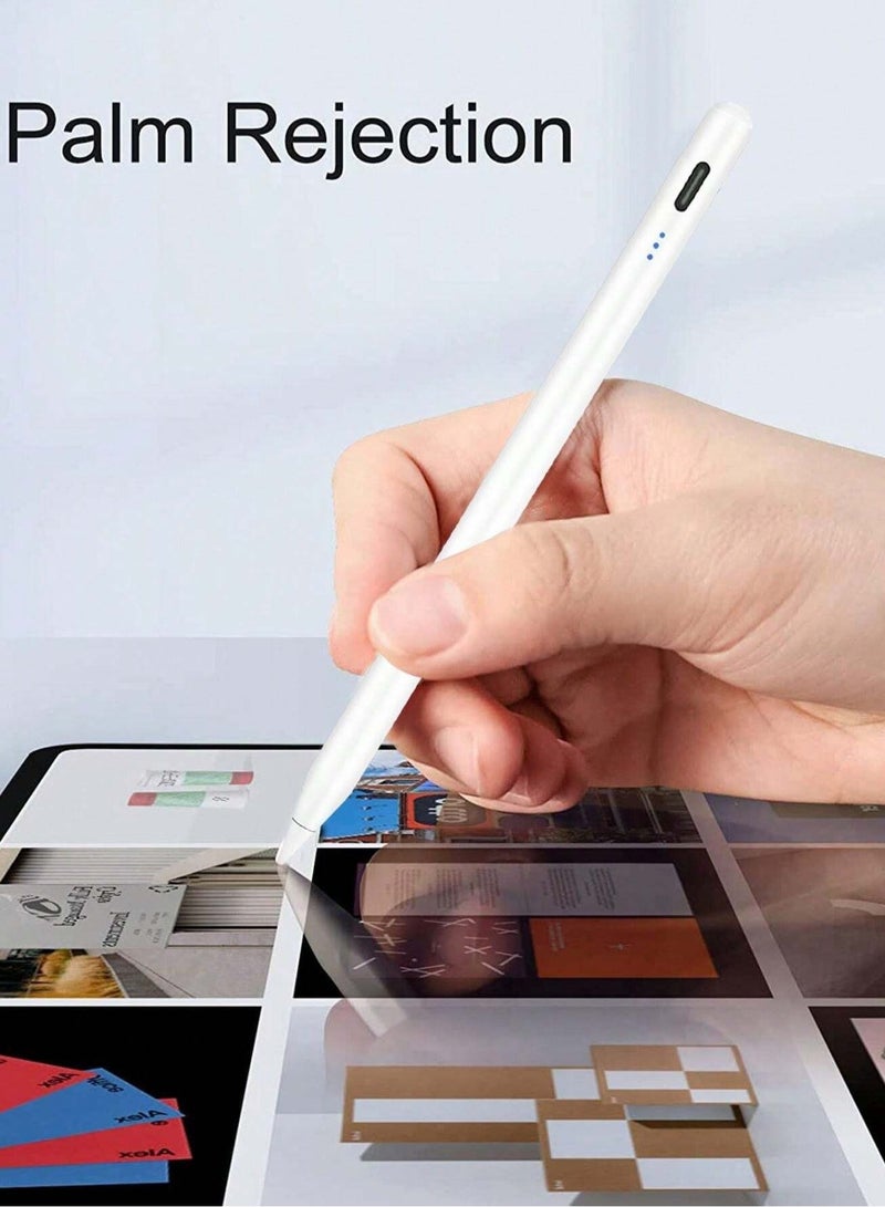 Stylus Pen Fast Charging Compatible With iPad Pencil With Palm Rejection Tilt Sensitivity Work For 2018-2024 iPad Air 3/4/5 iPad Mini 5/6 iPad 6/7/8/9/10 iPad Pro 11 iPad Pro 12.9 - Image 3