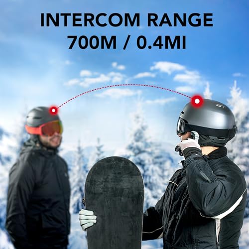 Sena Snowtalk 2 - Universal Bluetooth Headset for Snow Helmets with Built-in Wireless Intercom - Image 5